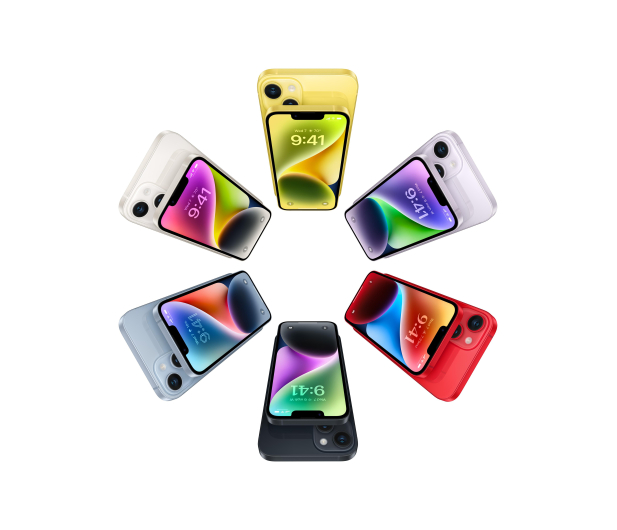 Apple SMARTFON APPLE iPhone 14 128GB Żółty MR3X3PX/A # - 1377933 - zdjęcie 5